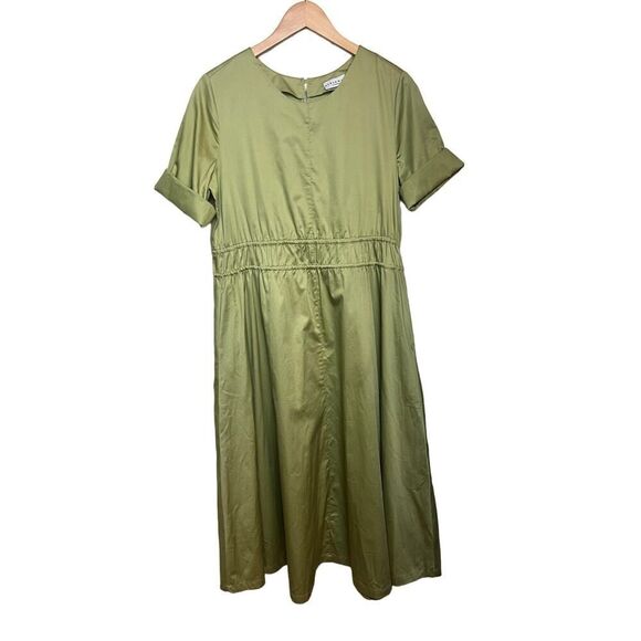 Harshman Alder Midi Dress in Sage Green Sz. S - Picture 3 of 7